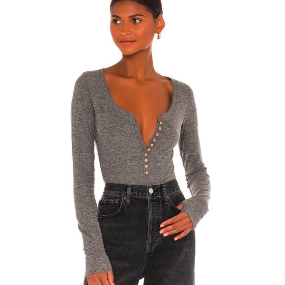 Free People Tops - Free People ~ Dylan Thermal Bodysuit Top